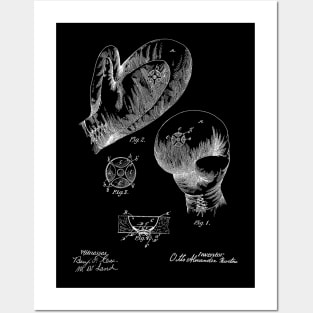 Boxing Glove Vintage Patent Hand Drawing Posters and Art